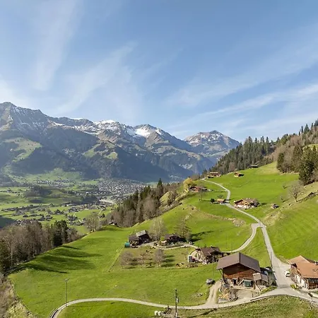 Authentic Swiss Farm In The Alps Fireplace بيت للعطل
